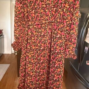 Ava & Viv Multicolor Floral Dress